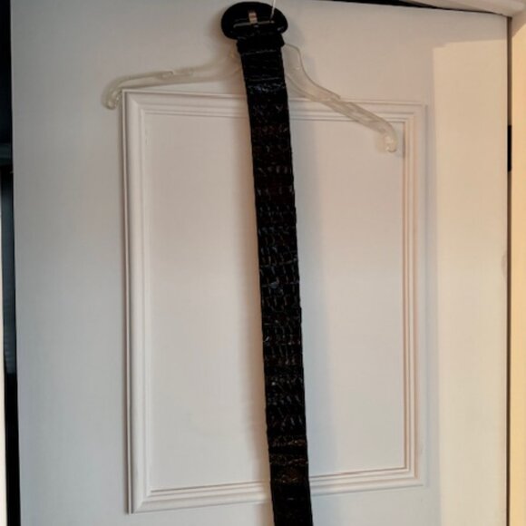 Ladies black elastic belt - Picture 3 of 6